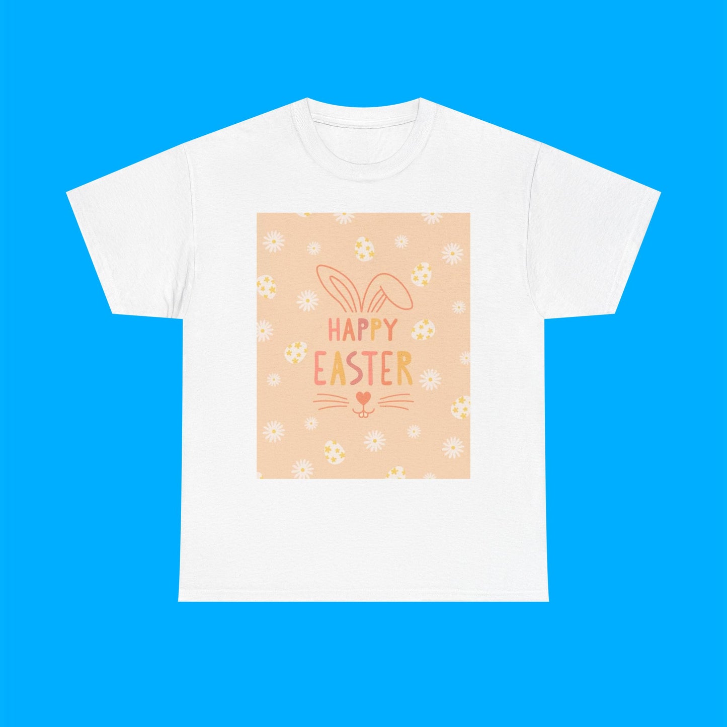 "Happy Easter" Easter Bunny Graphic T-Shirt