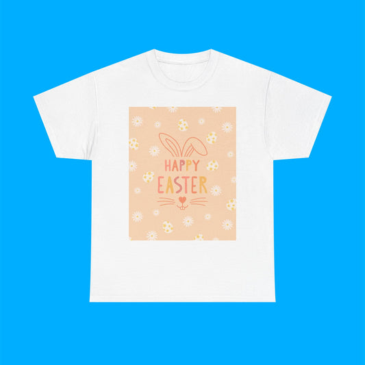 "Happy Easter" Easter Bunny Graphic T-Shirt