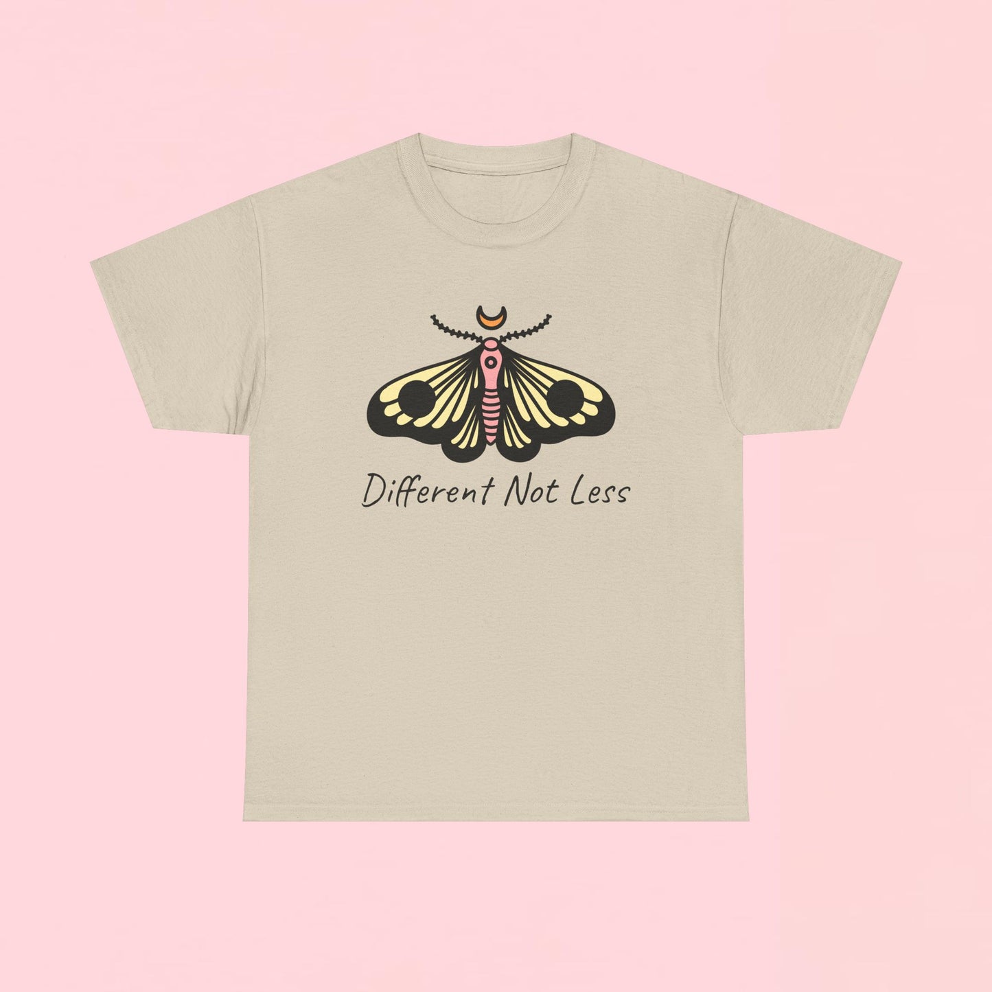 "Different Not Less" Inspirational Graphic T-Shirt