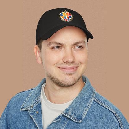 "Autism Puzzle Heart" — Low Profile Hat