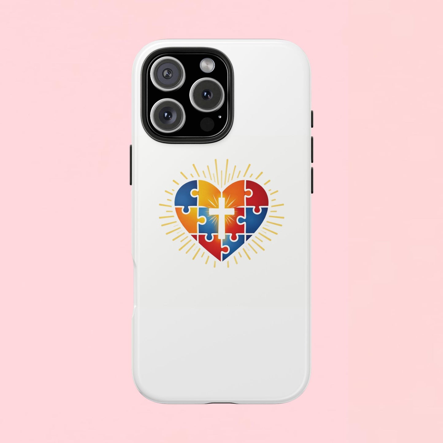 "Autism Puzzle Heart" — Tough Phone Case