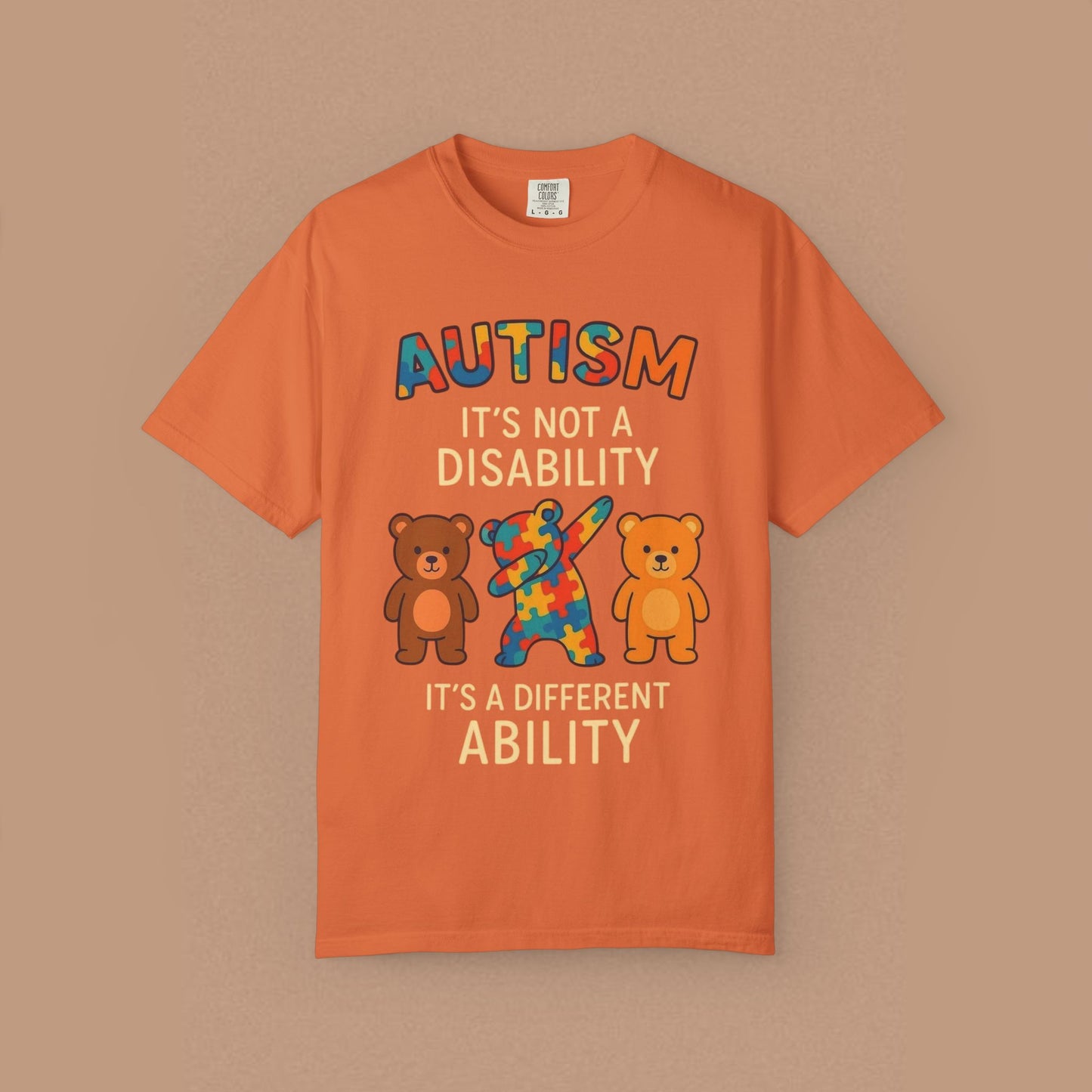 "Autism It's Not A Disability, It's A Different Ability" — Autism Awareness T-Shirt