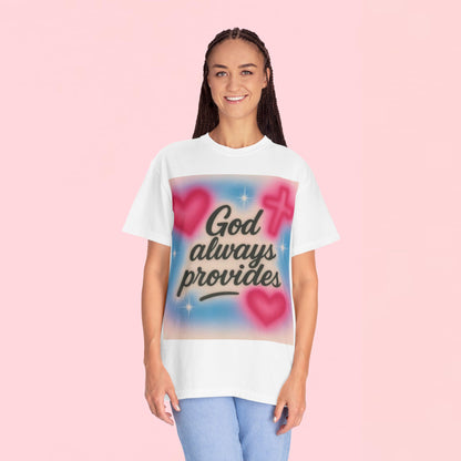 "God Always Provides" — Inspirational Graphic T-Shirt