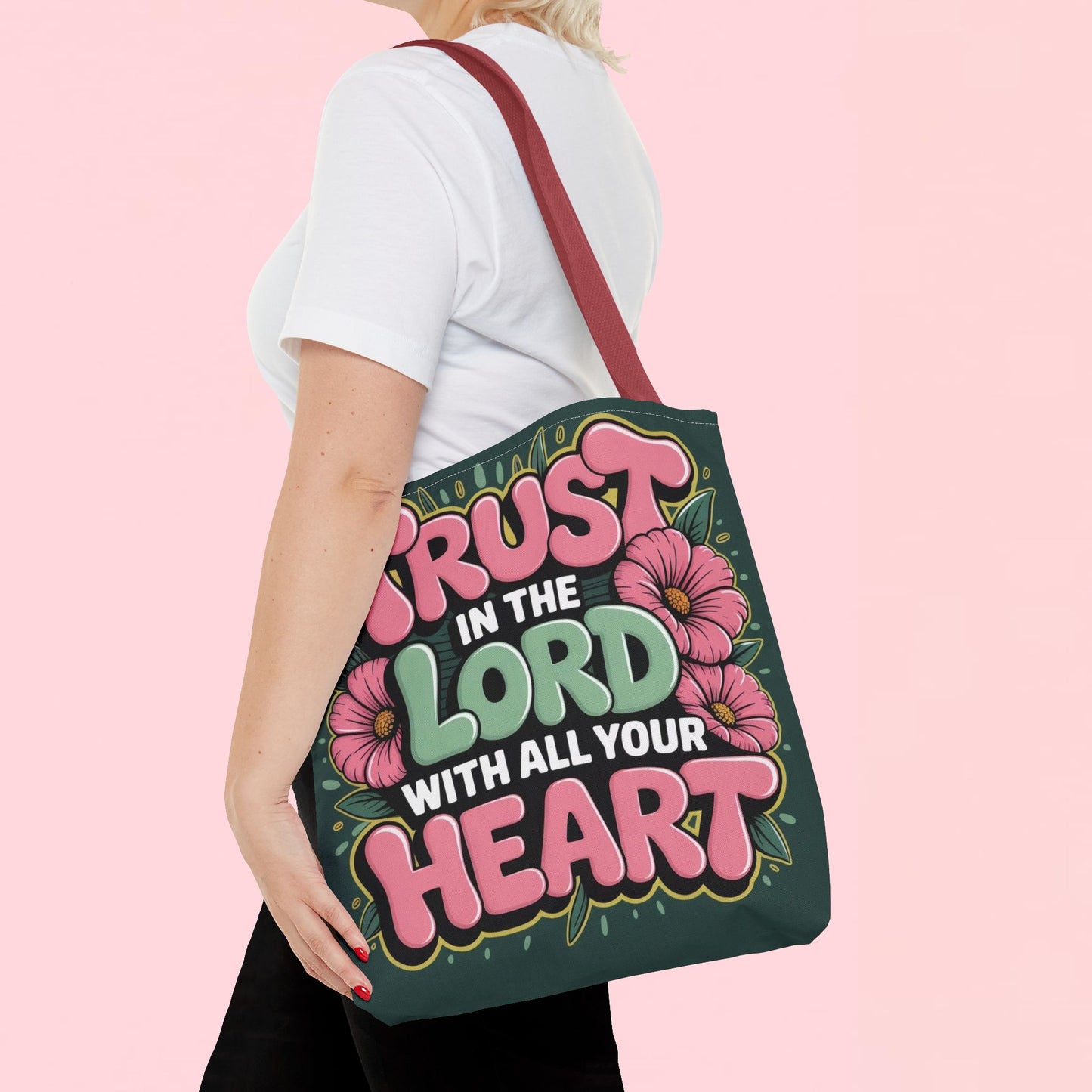 "Trust in the Lord with All Your Heart" — Faith Tote Bag