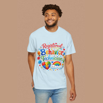 "Registered Behavior Technician" — Colorful Graphic T-Shirt