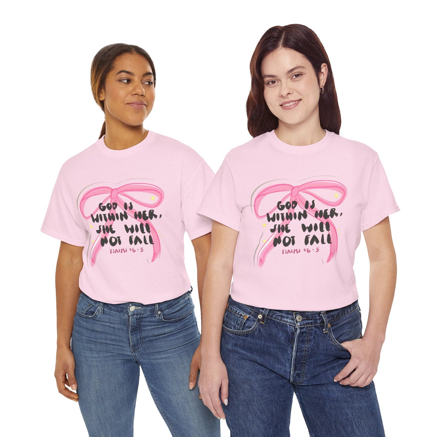 "God Is Within Her, She Will Not Fail" — Inspirational T-Shirt