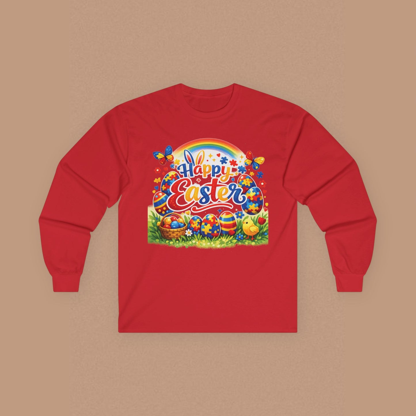 "Happy Easter" — Graphic Long Sleeve