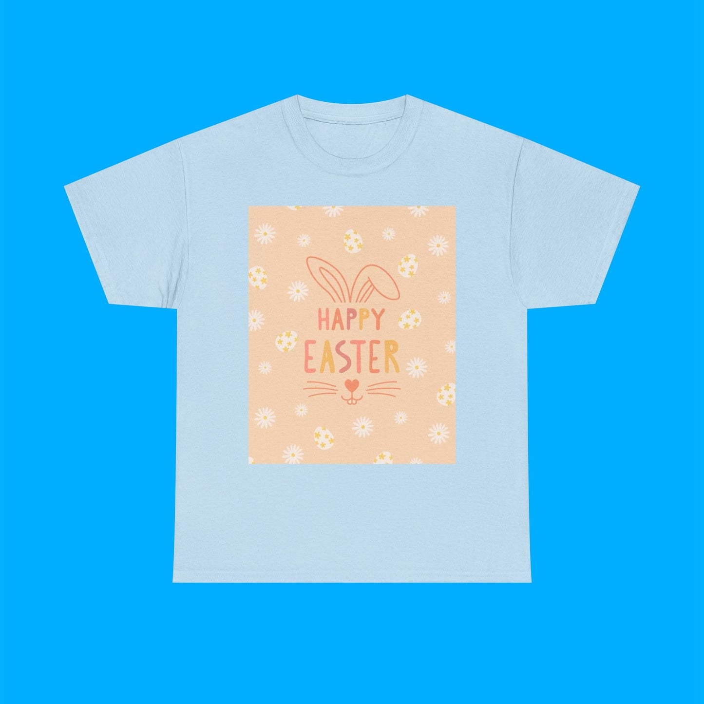 "Happy Easter" Easter Bunny Graphic T-Shirt