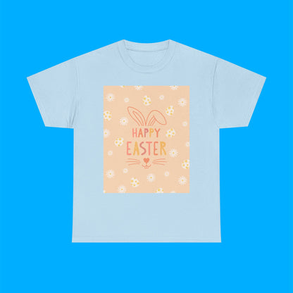 "Happy Easter" Easter Bunny Graphic T-Shirt