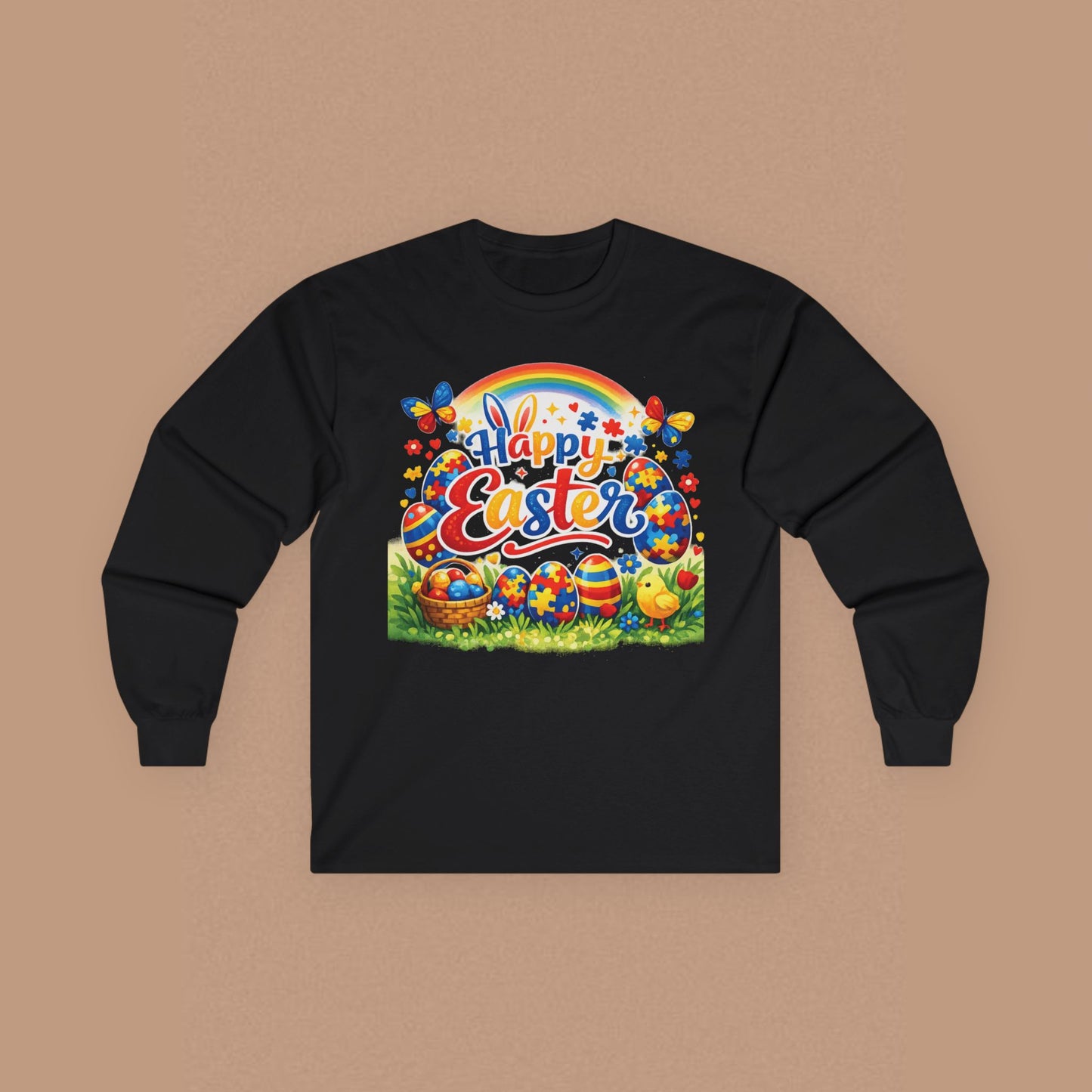 "Happy Easter" — Graphic Long Sleeve