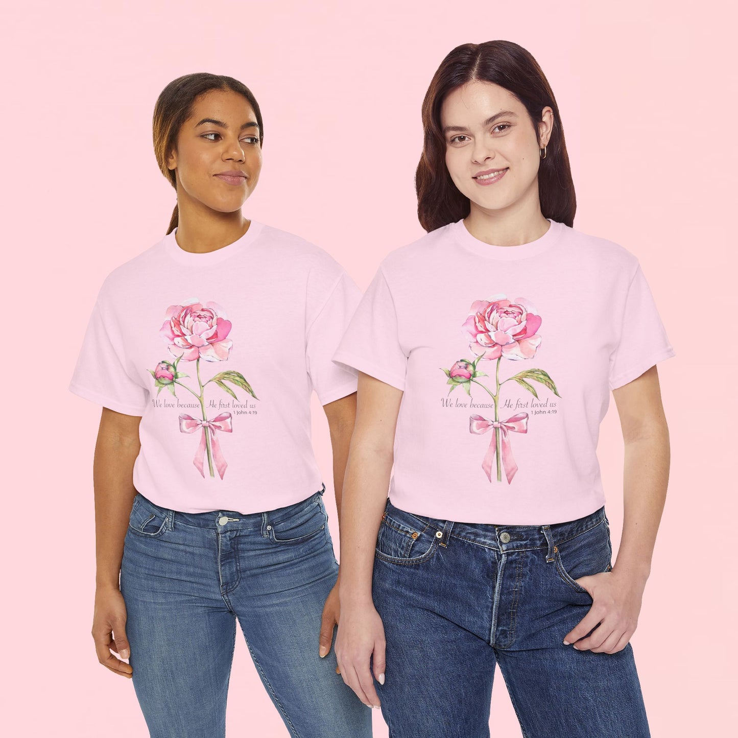 "Floral Rose" — Inspirational T‑Shirt