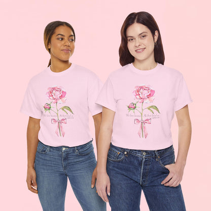 "Floral Rose" — Inspirational T‑Shirt