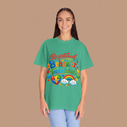 "Registered Behavior Technician" — Colorful Graphic T-Shirt