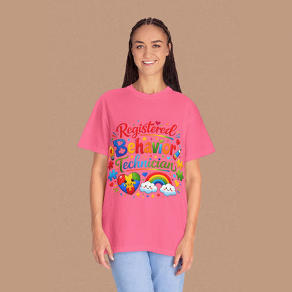 "Registered Behavior Technician" — Colorful Graphic T-Shirt