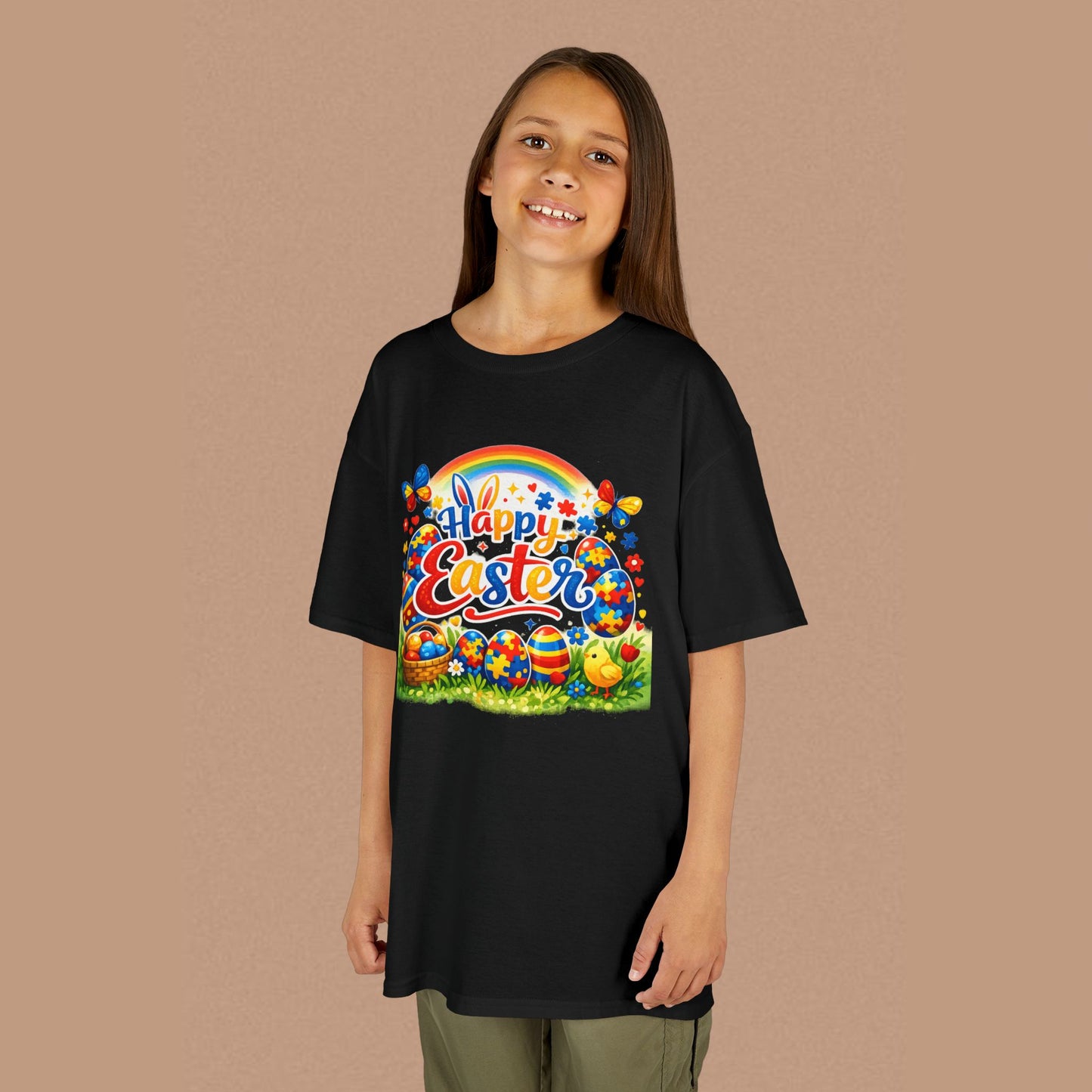 "Happy Easter" — Graphic T-shirt