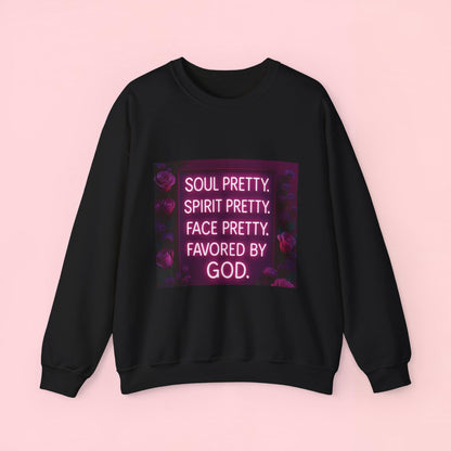 "Soul Pretty" — Inspirational Graphic Sweatshirt