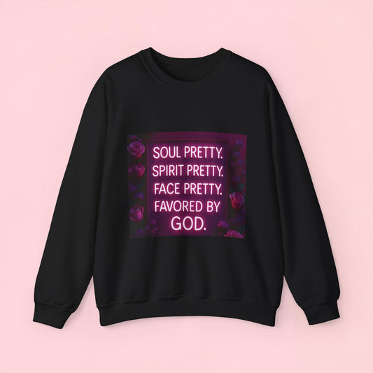 "Soul Pretty" — Inspirational Graphic Sweatshirt