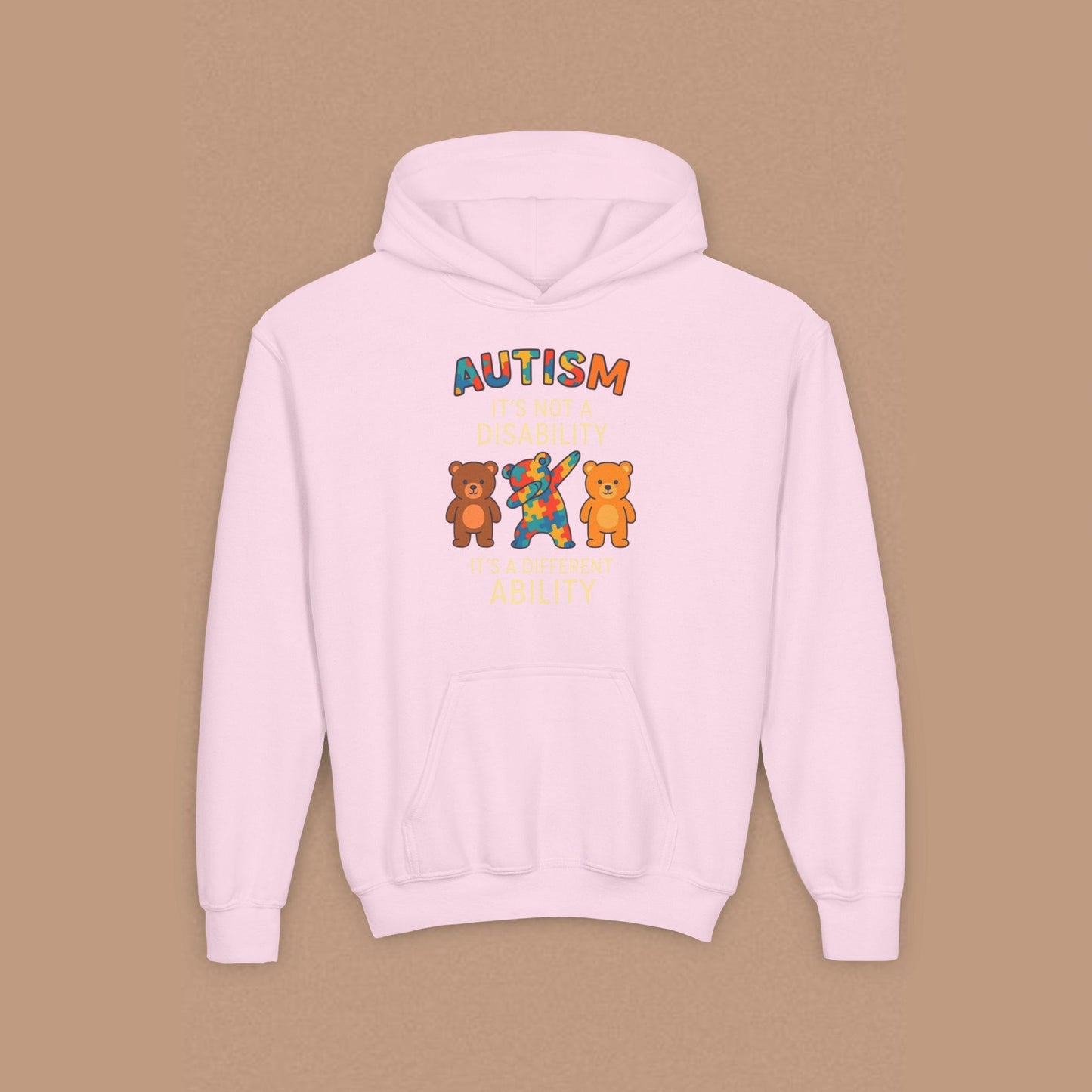 "Autism It's Not A Disability, It's A Different Ability" — Autism Awareness Youth Hoodie