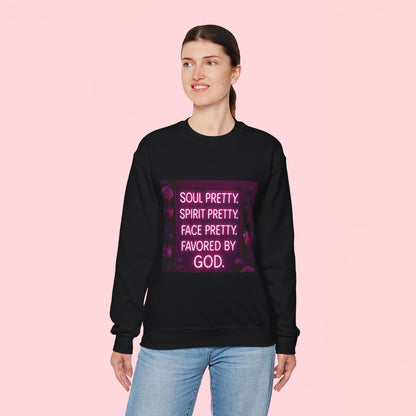 "Soul Pretty" — Inspirational Graphic Sweatshirt