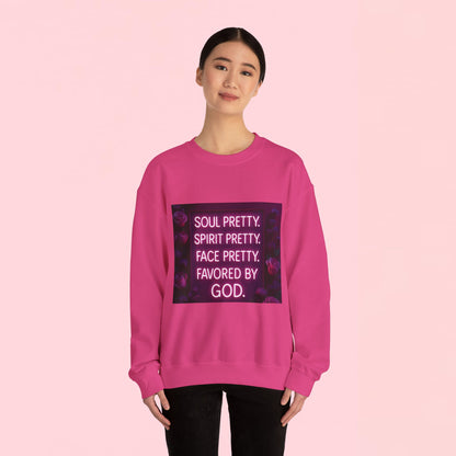 "Soul Pretty" — Inspirational Graphic Sweatshirt