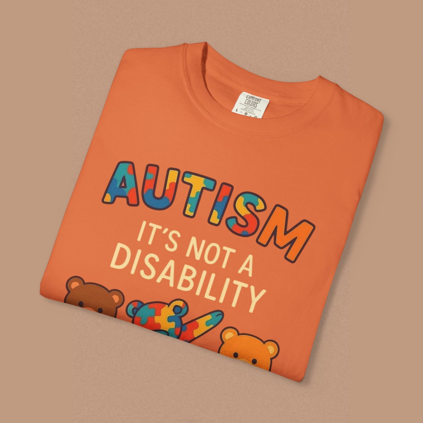 "Autism It's Not A Disability, It's A Different Ability" — Autism Awareness T-Shirt