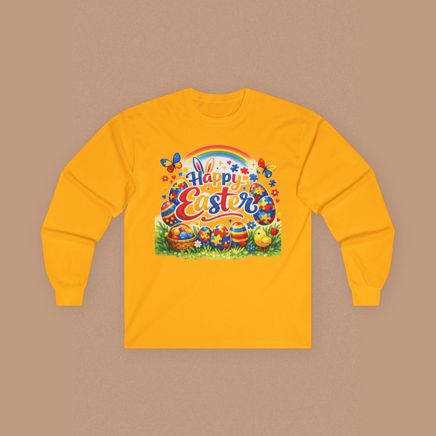 "Happy Easter" — Graphic Long Sleeve