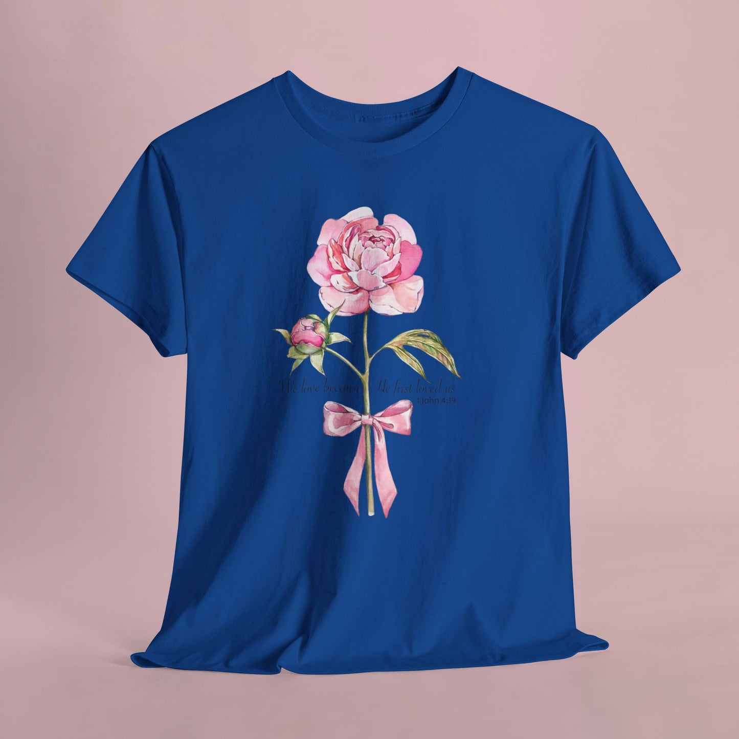 "Floral Rose" — Inspirational T‑Shirt
