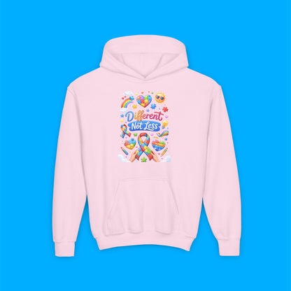 "Different Not Less" — Autism Awareness Youth Hoodie